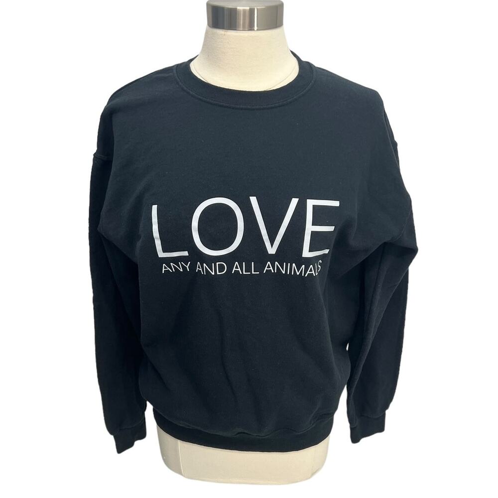 LOVE ANY AND ALL ANIMALS Sweatshirts Sz MD